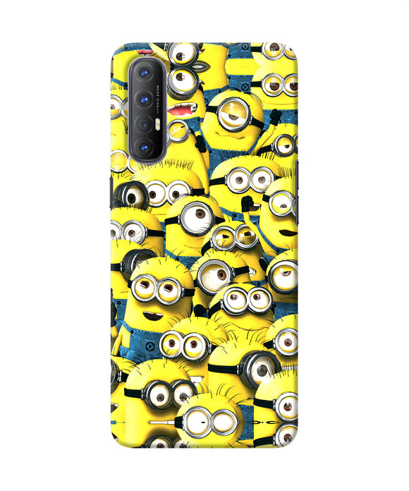 Minions mini crowd Oppo Reno3 Pro Back Cover