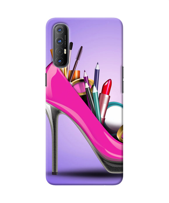 Makeup heel shoe Oppo Reno3 Pro Back Cover