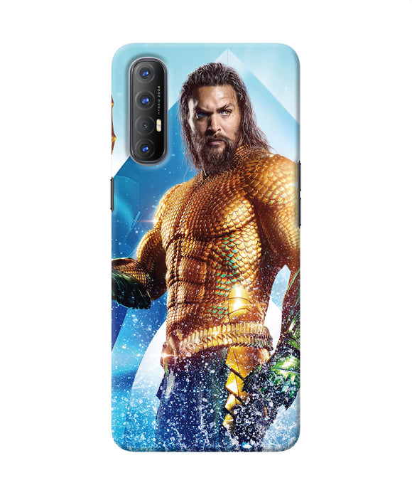 Aquaman water poster Oppo Reno3 Pro Back Cover