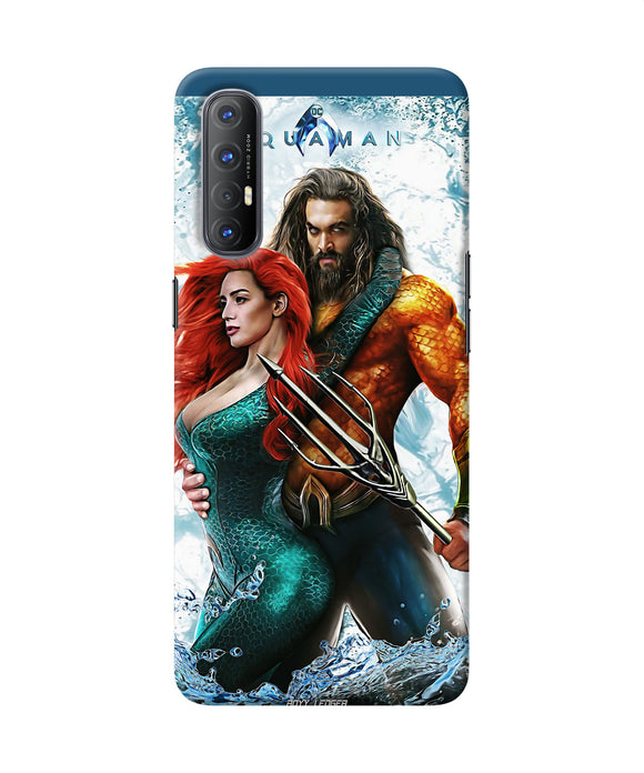 Aquaman couple water Oppo Reno3 Pro Back Cover