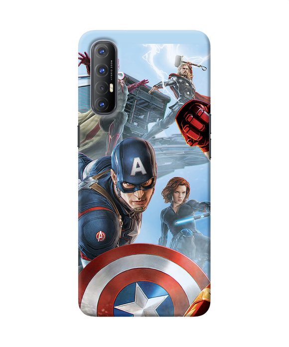 Avengers on the sky Oppo Reno3 Pro Back Cover