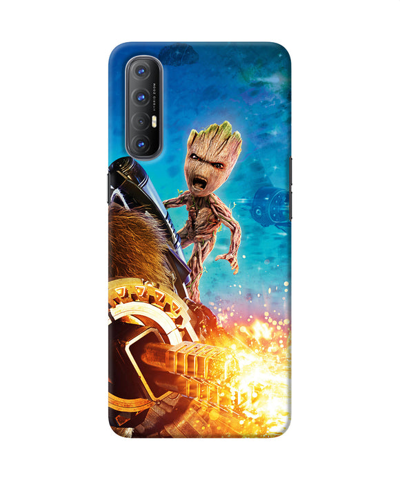 Groot angry Oppo Reno3 Pro Back Cover