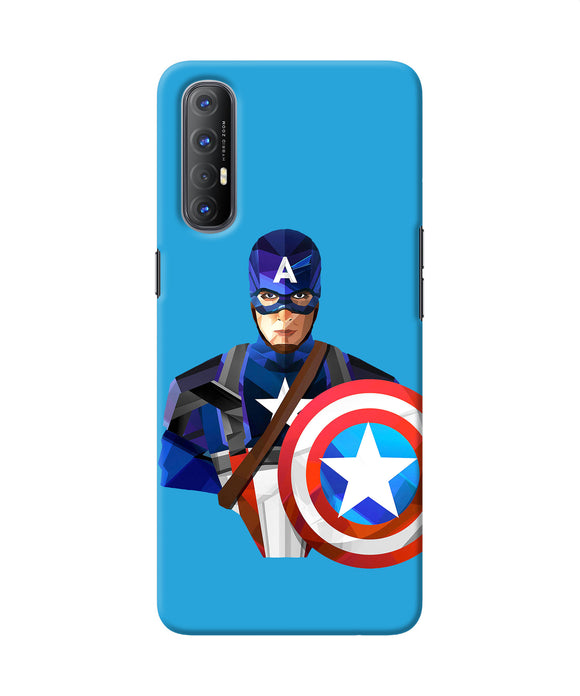 Captain america character Oppo Reno3 Pro Back Cover
