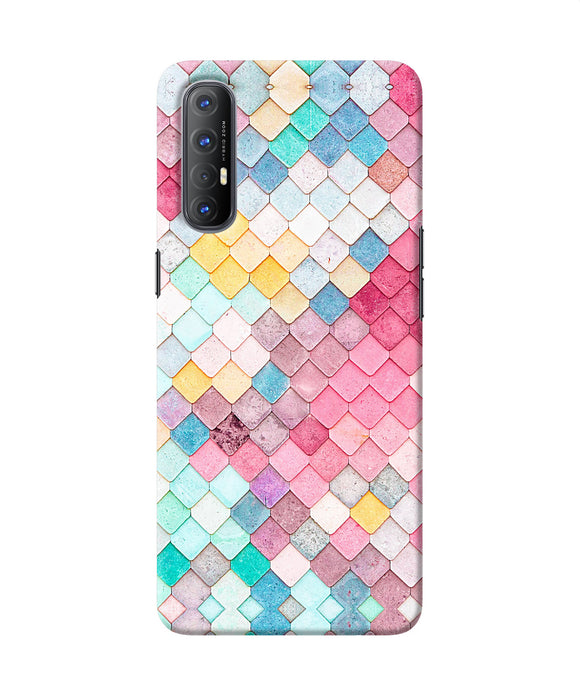 Colorful fish skin Oppo Reno3 Pro Back Cover