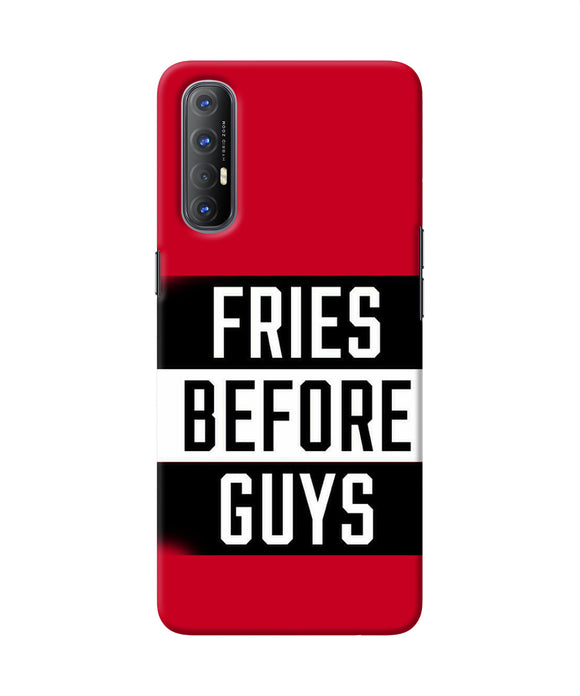 Fries before guys quote Oppo Reno3 Pro Back Cover