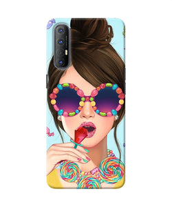 Fashion girl Oppo Reno3 Pro Back Cover