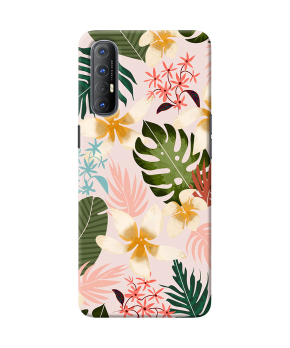Leaf print Oppo Reno3 Pro Back Cover