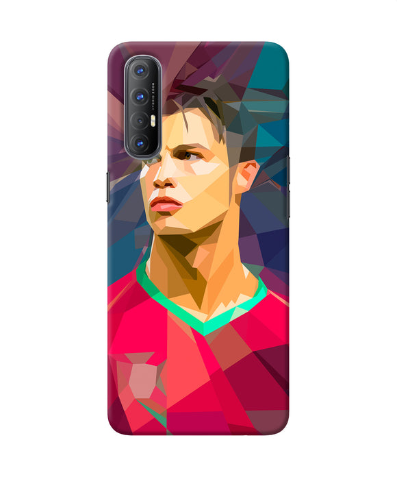 Abstract ronaldo Oppo Reno3 Pro Back Cover