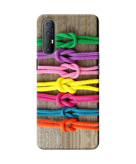 Colorful shoelace Oppo Reno3 Pro Back Cover