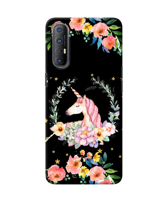 Unicorn flower Oppo Reno3 Pro Back Cover