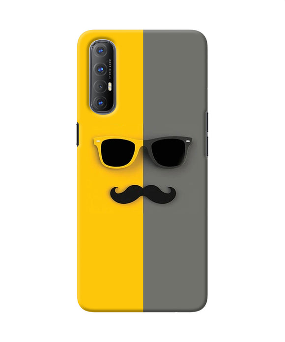 Mustache glass Oppo Reno3 Pro Back Cover