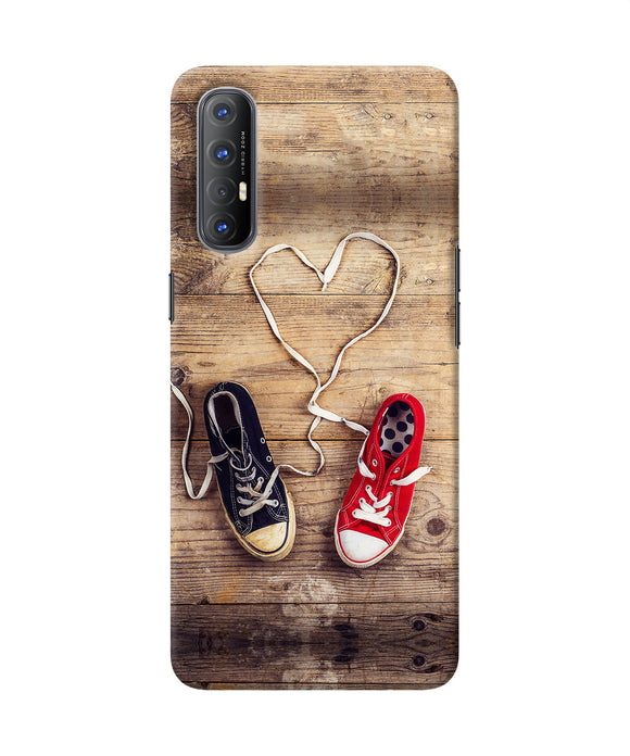 Shoelace heart Oppo Reno3 Pro Back Cover