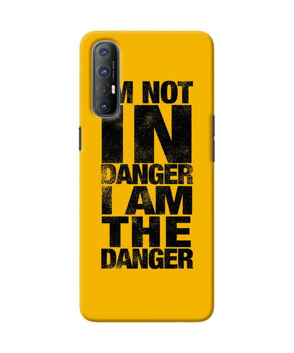 Im not in danger quote Oppo Reno3 Pro Back Cover
