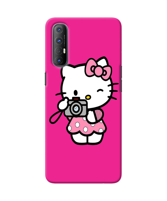 Hello kitty cam pink Oppo Reno3 Pro Back Cover
