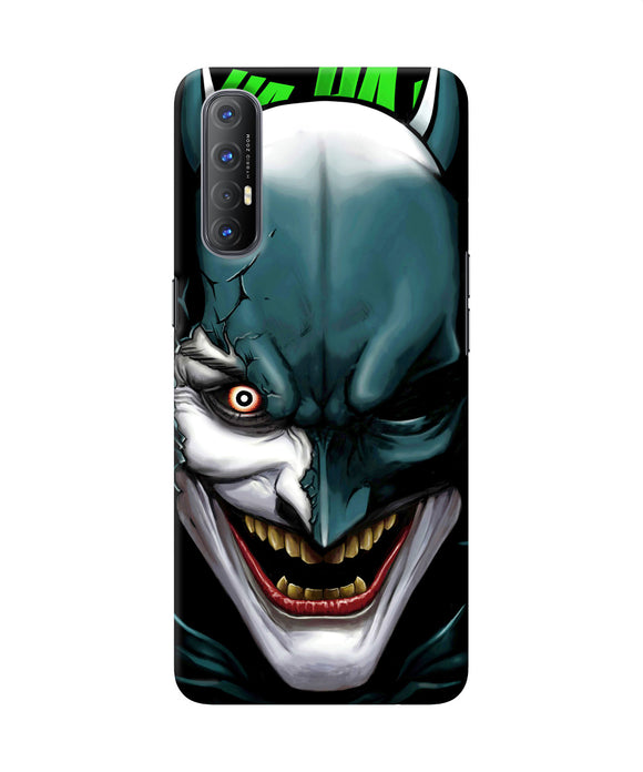 Batman joker smile Oppo Reno3 Pro Back Cover