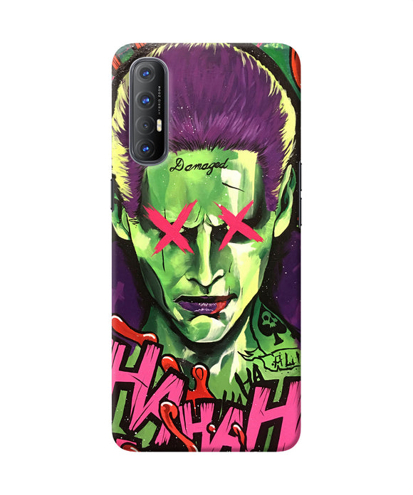 Damaged joker anim Oppo Reno3 Pro Back Cover