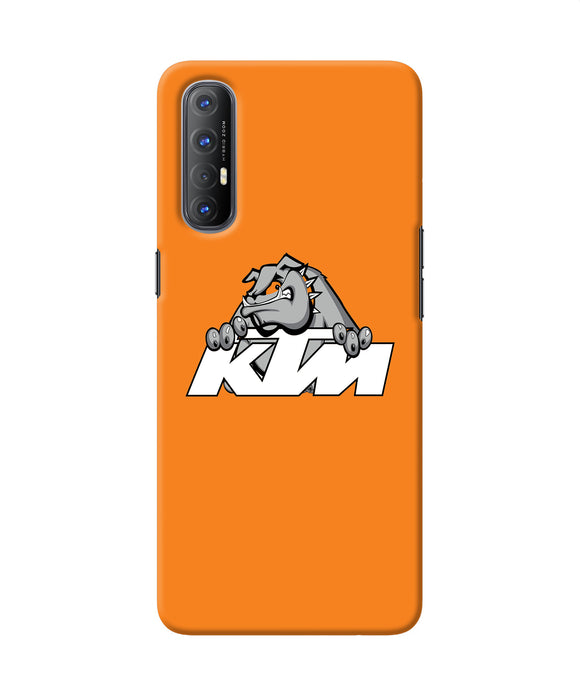 KTM dog logo Oppo Reno3 Pro Back Cover