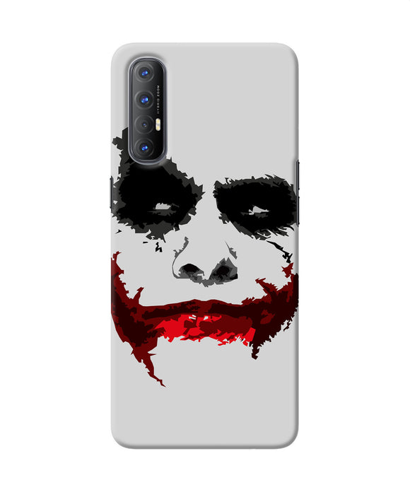 Joker dark knight red smile Oppo Reno3 Pro Back Cover