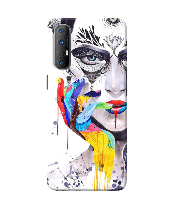 Girl color hand Oppo Reno3 Pro Back Cover