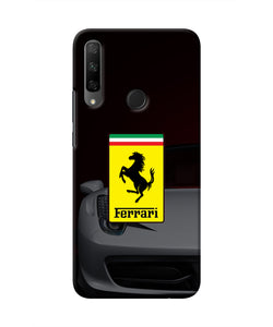 White Ferrari Honor 9X Real 4D Back Cover