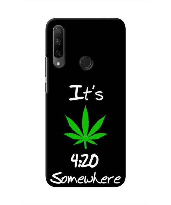 Weed Quote Honor 9X Real 4D Back Cover