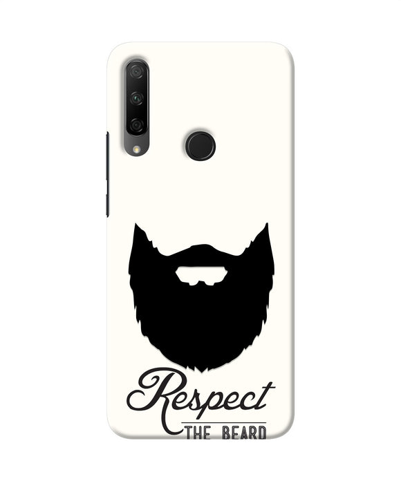 Respect the Beard Honor 9X Real 4D Back Cover