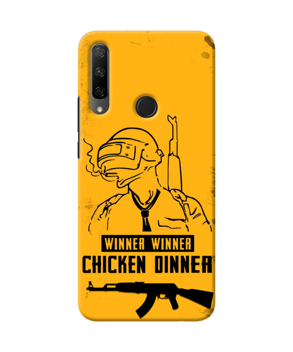 PUBG Chicken Dinner Honor 9X Real 4D Back Cover