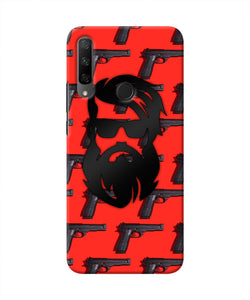 Rocky Bhai Beard Look Honor 9X Real 4D Back Cover