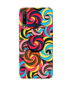 Spiral Pattern Honor 9X Pop Case