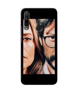 Money Heist Professor With Rachel Honor 9X Back Cover