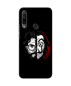 Money Heist Professor Mask Sketch Honor 9X Back Cover