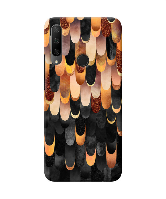 Abstract wooden rug Honor 9X Back Cover