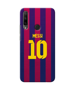 Messi 10 tshirt Honor 9X Back Cover