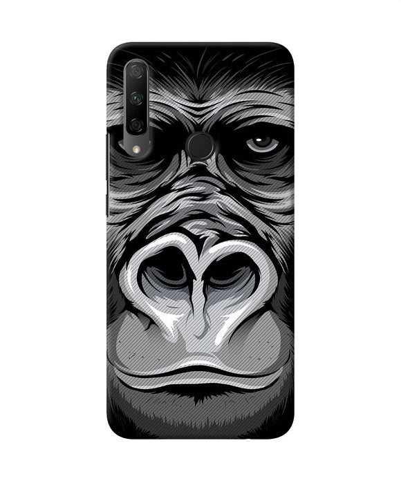 Black chimpanzee Honor 9X Back Cover