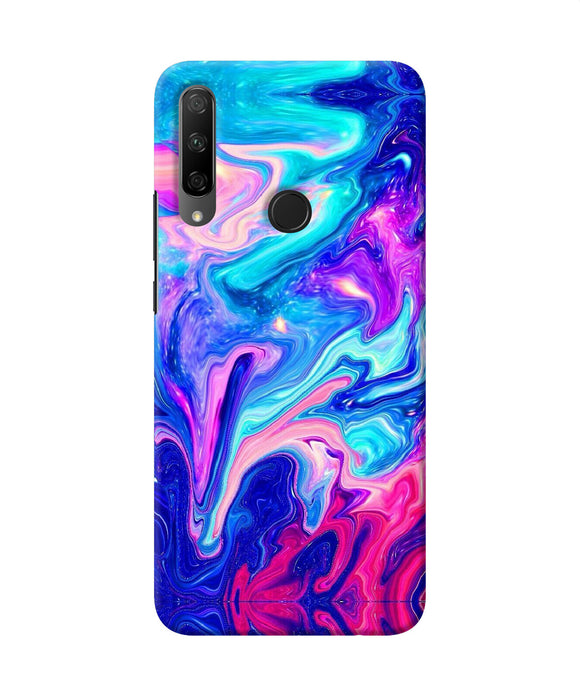 Abstract colorful water Honor 9X Back Cover