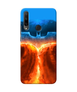 Burning batman logo Honor 9X Back Cover