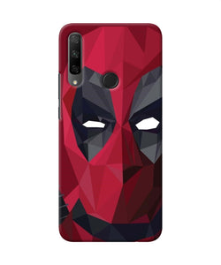 Abstract deadpool mask Honor 9X Back Cover