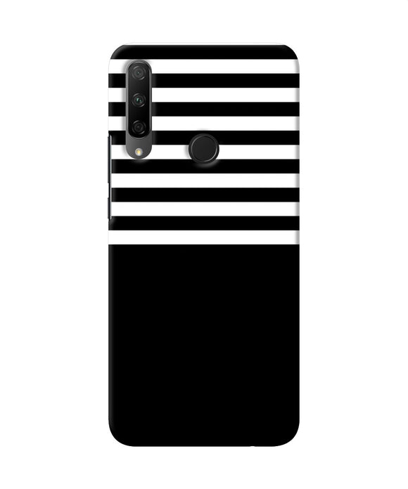 Black and white print Honor 9X Back Cover