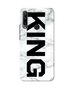 King marble text Honor 9X Back Cover