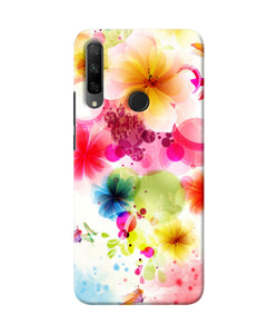 Flowers print Honor 9X Back Cover