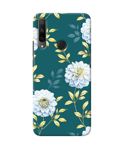 Flower canvas Honor 9X Back Cover