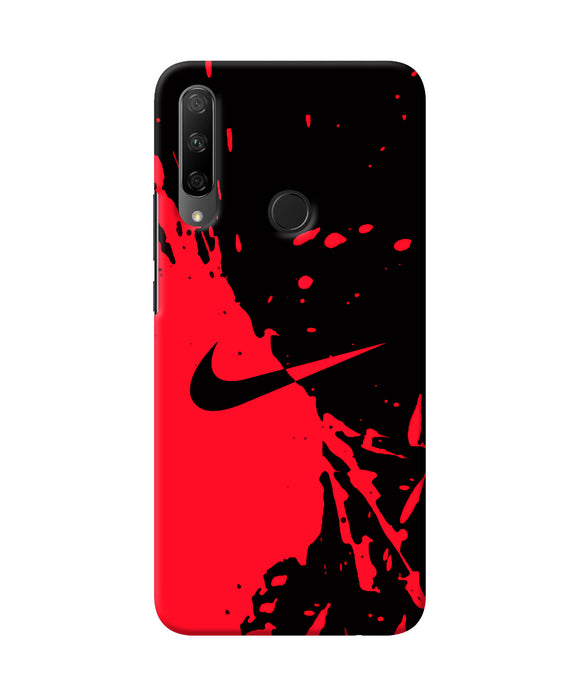 Nike red black poster Honor 9X Back Cover