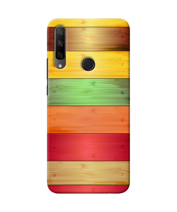 Wooden colors Honor 9X Back Cover