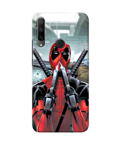 Deadpool with gun Honor 9X Back Cover