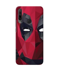 Abstract deadpool half mask Honor 9X Back Cover