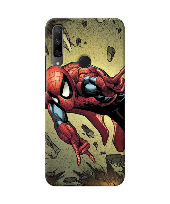 Spiderman on sky Honor 9X Back Cover