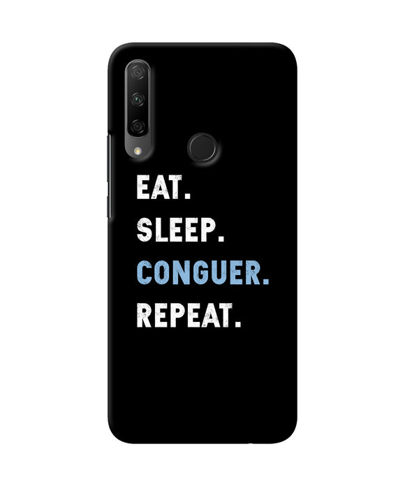 Eat sleep quote Honor 9X Back Cover
