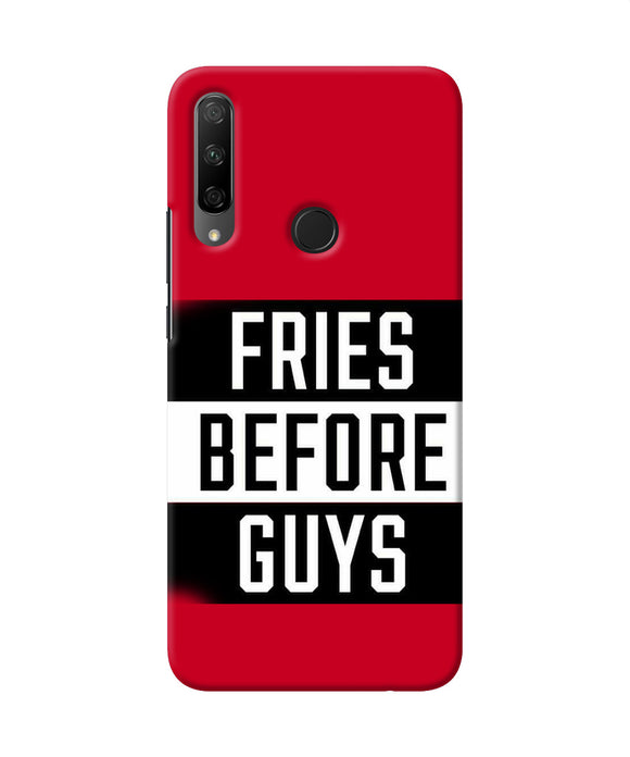 Fries before guys quote Honor 9X Back Cover