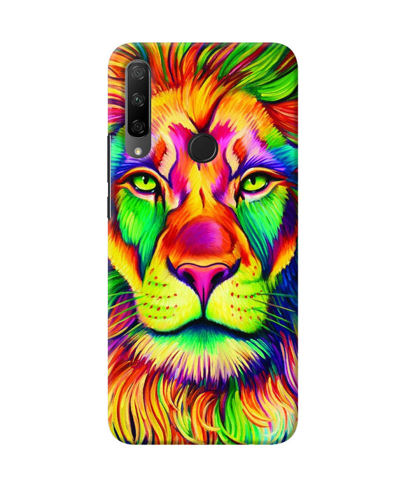 Lion color poster Honor 9X Back Cover