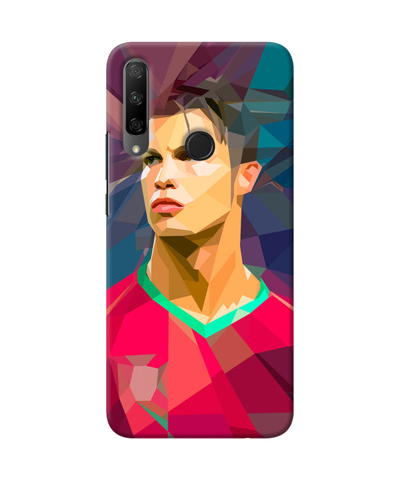 Abstract ronaldo Honor 9X Back Cover